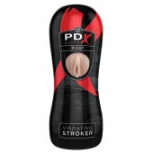Мастурбатор-вагина Vibrating Pussy Stroker с вибрацией - Pipedream - в Салавате купить с доставкой