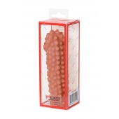 Телесная насадка на фаллос с бугорками KOKOS Extreme Sleeve 10 - 15,8 см. - KOKOS - в Салавате купить с доставкой