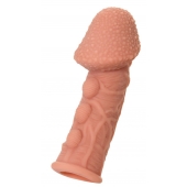 Насадка на фаллос с пузыриками, венками и ребристостью KOKOS Extreme Sleeve 09 - 12,7 см. - KOKOS - в Салавате купить с доставкой