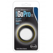 Черно-желтое силиконовое эрекционное кольцо Silicone Go Pro Cock Ring - Blush Novelties - в Салавате купить с доставкой