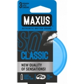 Классические презервативы в железном кейсе MAXUS Classic - 3 шт. - Maxus - купить с доставкой в Салавате