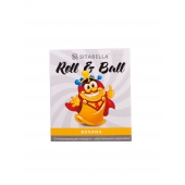 Стимулирующий презерватив-насадка Roll   Ball Banana - Sitabella - купить с доставкой в Салавате