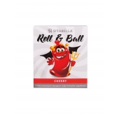 Стимулирующий презерватив-насадка Roll   Ball Cherry - Sitabella - купить с доставкой в Салавате