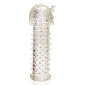 Закрытая прозрачная насадка на пенис Crystal Sleeve Faraon - 13,5 см. - Erowoman-Eroman - в Салавате купить с доставкой