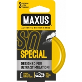 Презервативы с точками и рёбрами в железном кейсе MAXUS Special - 3 шт. - Maxus - купить с доставкой в Салавате