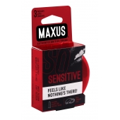 Ультратонкие презервативы в железном кейсе MAXUS Sensitive - 3 шт. - Maxus - купить с доставкой в Салавате