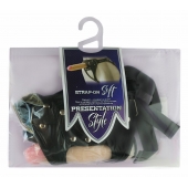 Черный пояс-трусики с двумя насадками Soft-Dolli - 16,5 и 10,5 см. - LOVETOY (А-Полимер) - купить с доставкой в Салавате