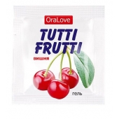 Пробник гель-смазки Tutti-frutti с вишнёвым вкусом - 4 гр. - Биоритм - купить с доставкой в Салавате
