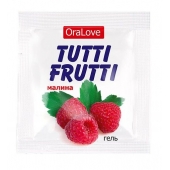 Пробник гель-смазки Tutti-frutti с малиновым вкусом - 4 гр. - Биоритм - купить с доставкой в Салавате