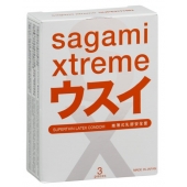 Ультратонкие презервативы Sagami Xtreme SUPERTHIN - 3 шт. - Sagami - купить с доставкой в Салавате