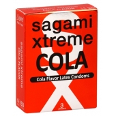 Ароматизированные презервативы Sagami Xtreme COLA - 3 шт. - Sagami - купить с доставкой в Салавате
