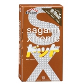Презервативы Sagami Xtreme FEEL UP с точечной текстурой и линиями прилегания - 10 шт. - Sagami - купить с доставкой в Салавате