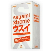 Ультратонкие презервативы Sagami Xtreme SUPERTHIN - 15 шт. - Sagami - купить с доставкой в Салавате