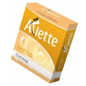 Презервативы Arlette Dotted с точечной текстурой - 3 шт. - Arlette - купить с доставкой в Салавате