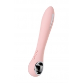 Розовый силиконовый вибратор с электростимуляцией GALVANI VIBE - 21 см. - ToyFa - купить с доставкой в Салавате