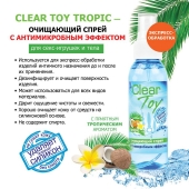 Очищающий спрей для игрушек CLEAR TOY Tropic - 100 мл. - Биоритм - купить с доставкой в Салавате