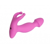 Розовый стимулятор простаты с усиками - 15 см. - 4sexdreaM - в Салавате купить с доставкой