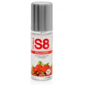 Смазка на водной основе S8 Flavored Lube со вкусом клубники - 125 мл. - Stimul8 - купить с доставкой в Салавате