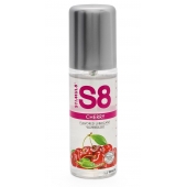 Смазка на водной основе S8 Flavored Lube со вкусом вишни - 125 мл. - Stimul8 - купить с доставкой в Салавате