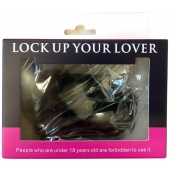 Черные меховые наручники Love с ключиками - Baile - купить с доставкой в Салавате