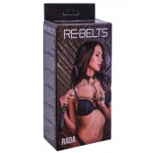 Черный поводок и чокер с кольцом Rada - Rebelts - купить с доставкой в Салавате