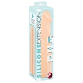 Телесная насадка-удлинитель Silicone Extension - 19 см. - Orion - в Салавате купить с доставкой