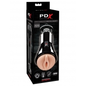 Телесный вибромастурбатор-вагина Cock Compressor Vibrating Stroker - Pipedream - в Салавате купить с доставкой