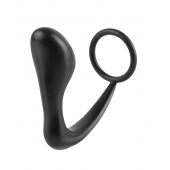 Эрекционное кольцо с анальной пробкой Ass-Gasm Cockring Plug - Pipedream - в Салавате купить с доставкой