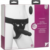 Черный полый вибрострапон Body Extensions BE Aroused - 17,78 см. - Doc Johnson - купить с доставкой в Салавате