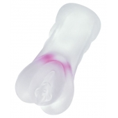 Прозрачный реалистичный мастурбатор Juicy Pussy Crystal Rose - ToyFa - в Салавате купить с доставкой