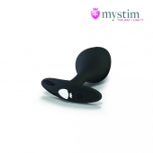 Черная пробка Mystim Rocking Vibe S с возможностью подключения к электростимулятору - 9,7 см. - MyStim - купить с доставкой в Салавате