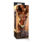Коричневый мастурбатор-ротик Heather - Blush Novelties - в Салавате купить с доставкой