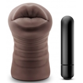 Коричневый мастурбатор-ротик Renee - Blush Novelties - в Салавате купить с доставкой