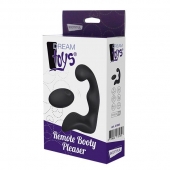Черный вибромассажер простаты REMOTE BOOTY PLEASER - Dream Toys - в Салавате купить с доставкой