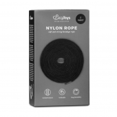 Черная веревка для бондажа Easytoys Bondage Rope - 5 м. - Easy toys - купить с доставкой в Салавате
