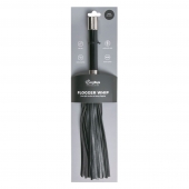 Черная плеть Easytoys Flogger With Metal Grip - 38 см. - Easy toys - купить с доставкой в Салавате
