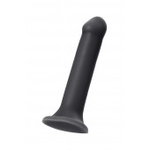 Черный фаллос на присоске Silicone Bendable Dildo XL - 20 см. - Strap-on-me - купить с доставкой в Салавате