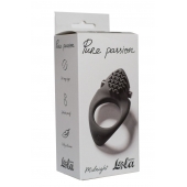 Черное эрекционное виброкольцо Pure Passion Midnight - Lola Games - в Салавате купить с доставкой