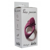 Бордовое эрекционное виброкольцо Pure Passion Midnight - Lola Games - в Салавате купить с доставкой
