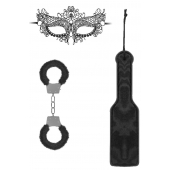 Черный игровой набор Introductory Bondage Kit №4 - Shots Media BV - купить с доставкой в Салавате