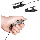 Черные электрические зажимы для сосков Shock Therapy Nipple Clamps - Pipedream - купить с доставкой в Салавате