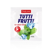 Пробник гель-смазки Tutti-frutti со вкусом мяты - 4 гр. - Биоритм - купить с доставкой в Салавате