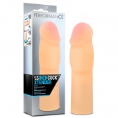 Телесная насадка-удлинитель на пенис PERFORMANCE 1.5INCH COCK XTENDER - 16 см. - Blush Novelties - в Салавате купить с доставкой