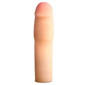 Телесная насадка-удлинитель на пенис PERFORMANCE 1.5INCH COCK XTENDER - 16 см. - Blush Novelties - в Салавате купить с доставкой