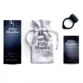 Темно-серое эрекционное кольцо Vibrating Love Ring с вибрацией - Fifty Shades of Grey - в Салавате купить с доставкой
