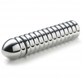 Рельефный фаллос для интенсивного электросекса Groovey George - 20 см. - MyStim - купить с доставкой в Салавате