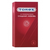 Презервативы Torex  Сладкая любовь  с ароматом клубники - 12 шт. - Torex - купить с доставкой в Салавате