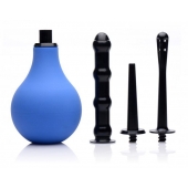Анальный душ с 3 насадками Premium One-way Valve Anal Douche Set - XR Brands - купить с доставкой в Салавате