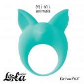 Зеленое эрекционное кольцо Kitten Kyle - Lola Games - в Салавате купить с доставкой