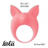 Оранжевое эрекционное кольцо Kitten Kyle - Lola Games - в Салавате купить с доставкой
